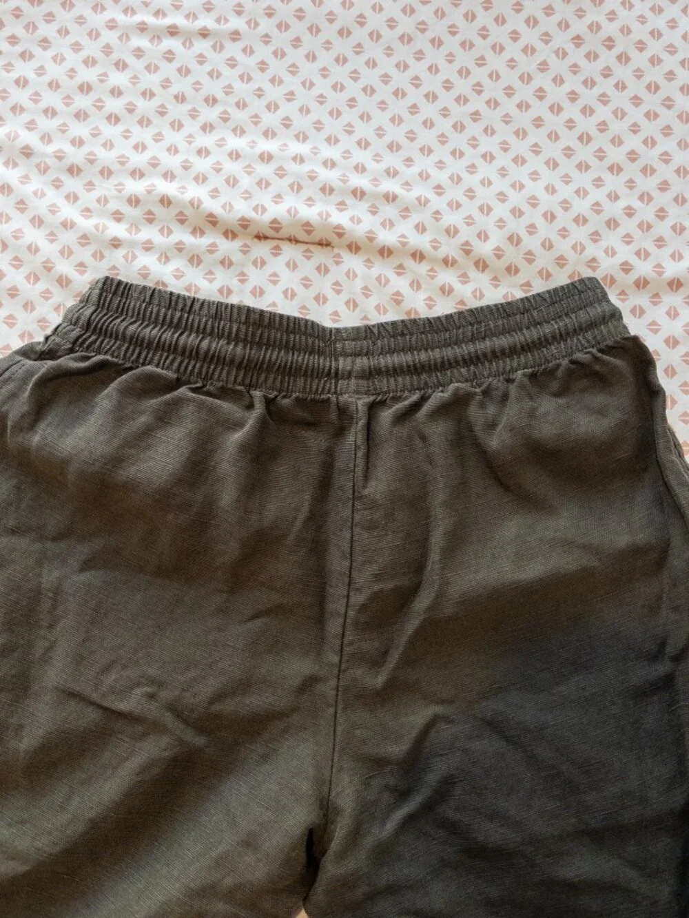 Aritzia Wilfred CruiseLinen Thesis Pants Green Linen